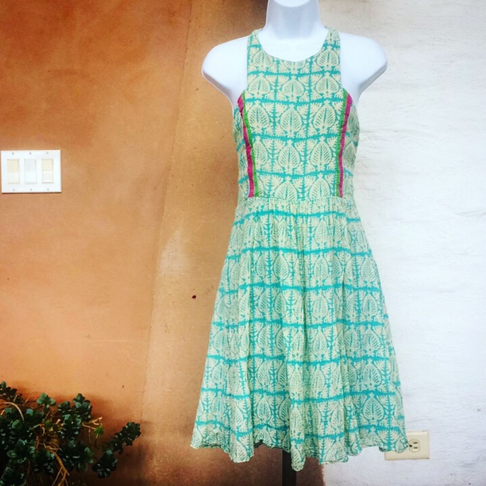 Tracy Reese T back print dress S